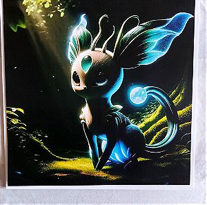 Κάδρο Pokemon Leafeon Artwork 30x30
