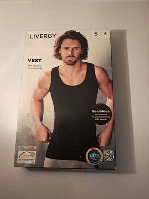 Livergy Black Men's Sleeveless Vest Size S New