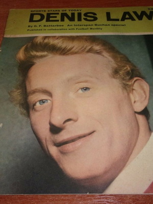 Denis Law Man Utd Sports Stars of Today used