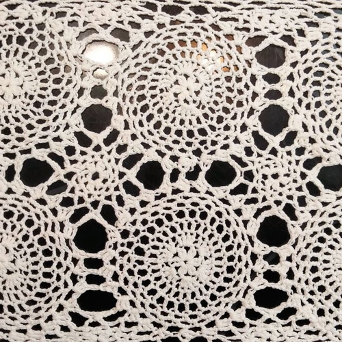 Vintage Handmade Crochet Doily 30x44 cm, like new