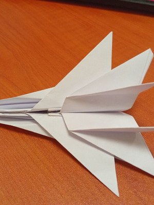 F-15 Strike Eagle χάρτινο αεροπλάνο origami