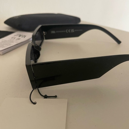Zara black acetate sunglasses new