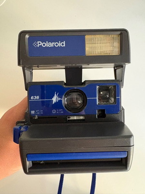 Polaroid 636 Close Up Blue camera like new