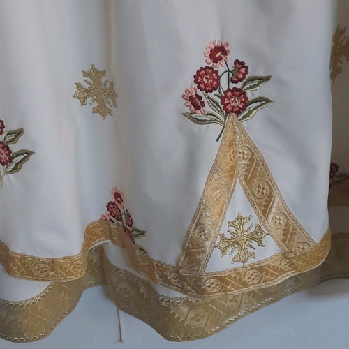 Priestly robe new with beautiful embroidery