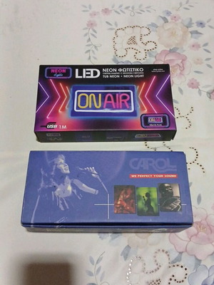 CAROL Σ-plus 5 πυκνωτικό μικρόφωνο με USB LED επιγραφή ON AIR