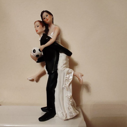 Decorative cake topper like new, 15 cm height, 6 cm length