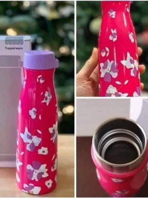 Μεταλλικός θερμός Tupperware 410ml καινούργιος