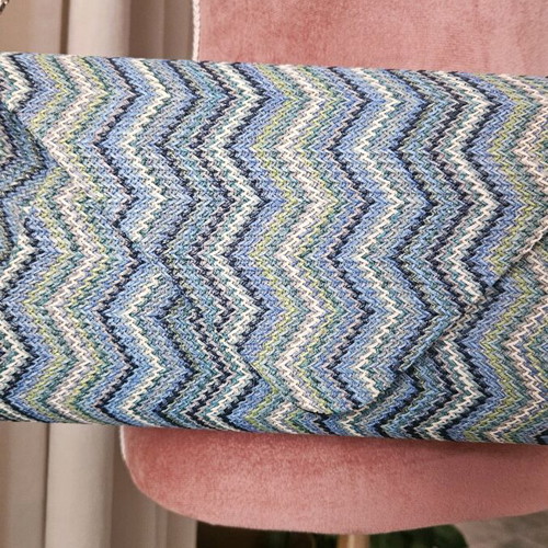 Envelope bag in shades of blue, new, 30×15.5 cm