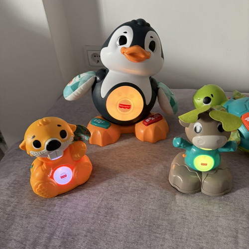 Fisher Price Linkimals set of 4, like new, one not working
