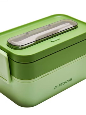 Lunchbox Muitomas με 2 επίπεδα, κατάλληλο για φούρνο μικροκυμάτων