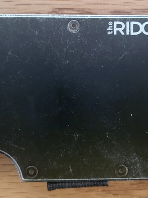 Ridge Wallet with RFID Blocking, black