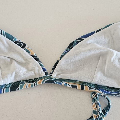 Bikini Vassia Kostara new, size small, blue and green