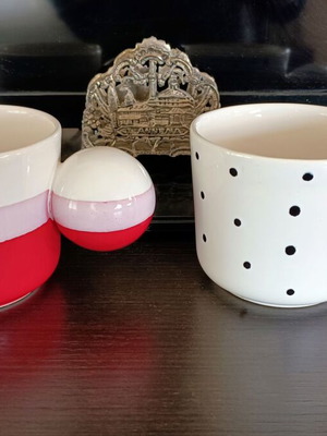 Designer porcelain cups new