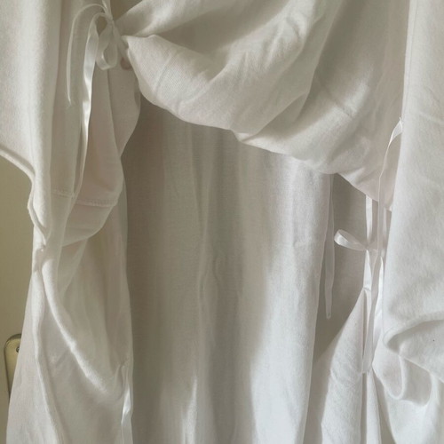 Ioanna Kourbela skirt white like new, rib fabric, size M