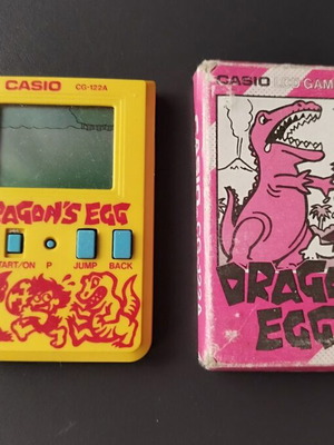 Casio Dragon's Egg CG-122A handheld game used, works without batteries