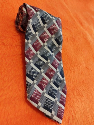 Vintage tie 1990s used, multicolor