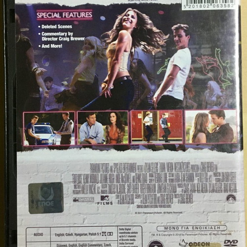 Footloose 2011 DVD used, adventure, subtitles