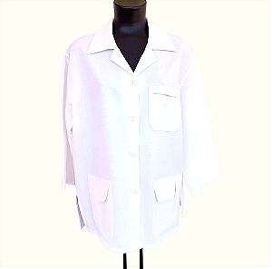 Γυναίκειο λευκό πουκάμισο plus size (2XL)