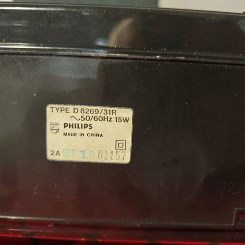 Philips D8269 Boombox Dual Cassette Radio used, retro 1980s