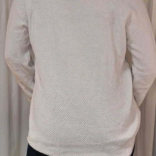 Stradivarius knitted white sweatshirt like new, size L