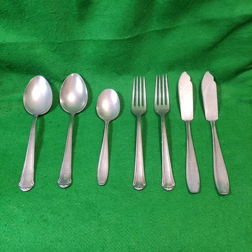 Xenia 1968 collectible cutlery set used, 7 pieces