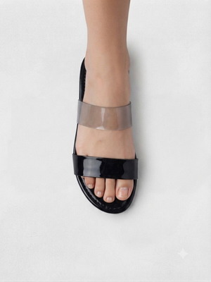 Women's sandals new, size 41, black