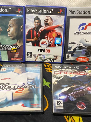 PlayStation 2 games used, pack of 5