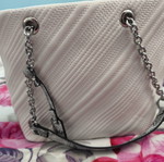 Shoulder bag like new, white