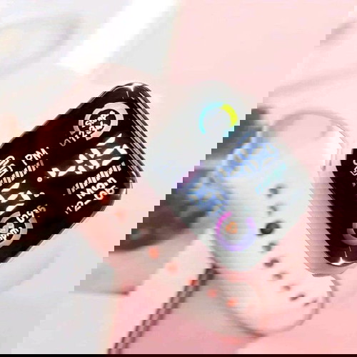 Σετ μοντέρνο ρολόι και κοσμήματα 6 τεμαχίων, καινούργιο, ροζ