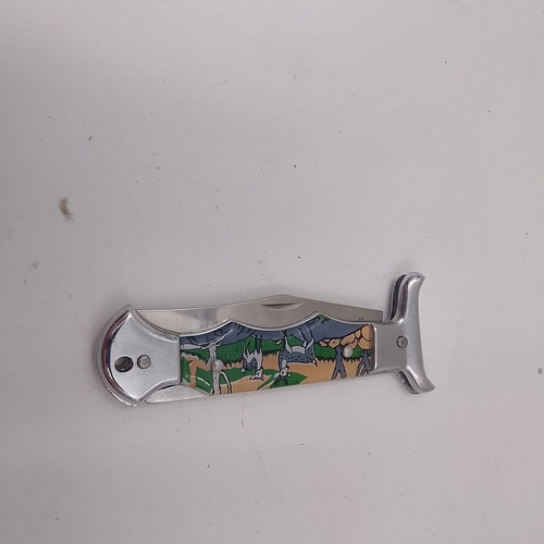 Folding hunting knife new