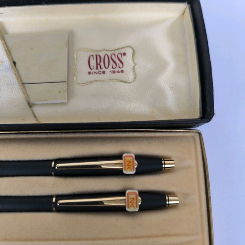 Cross Century set of two pencils like new in black with box
