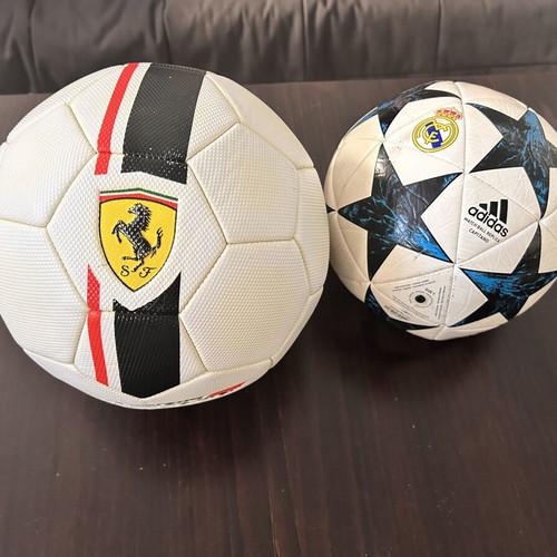 Football balls like new, set of two