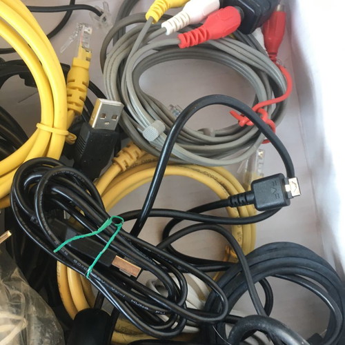 Cables and power adapters for computers and phones pack of 33 new