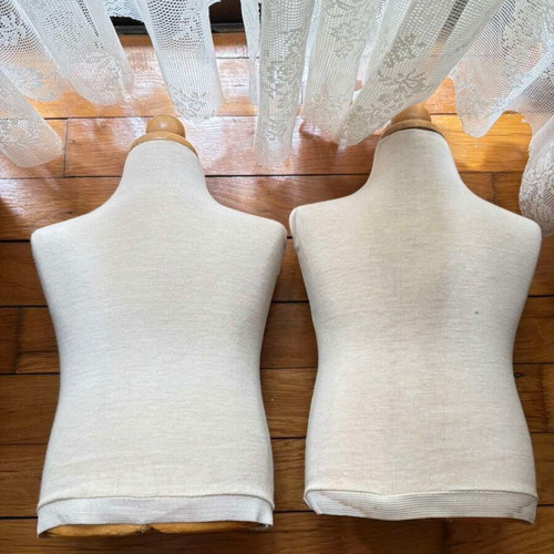 Small Display Busts used, set of 2 for store