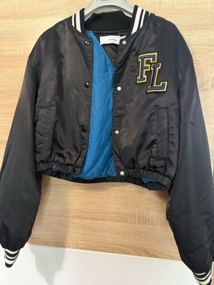 Bomber jacket women's Bershka blue like new