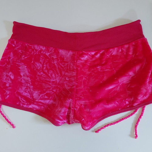Calzedonia velour shorts size medium, like new, fuchsia
