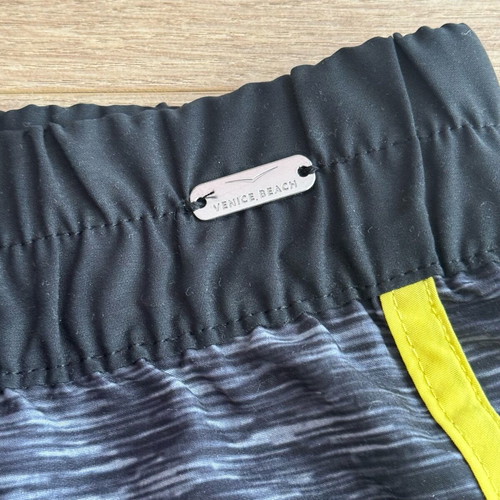 Venice Beach women's beach swimming shorts like new, size XL, black and yellow