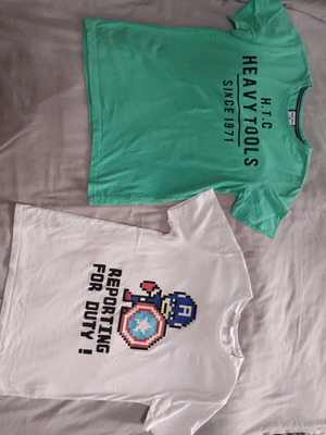 T shirts Zara and HeavyTools for 11-12 years like new, size 146-152