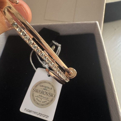 Swarovski bracelet new, rose gold color with authenticity tag