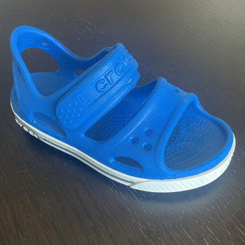 Crocs kids sandals like new, size 24, blue