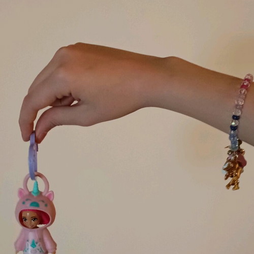 Polly Pocket figures used with 3 cases and keychain hanger
