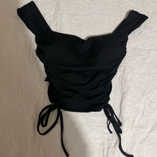 Elastic skirt and top set new, one size