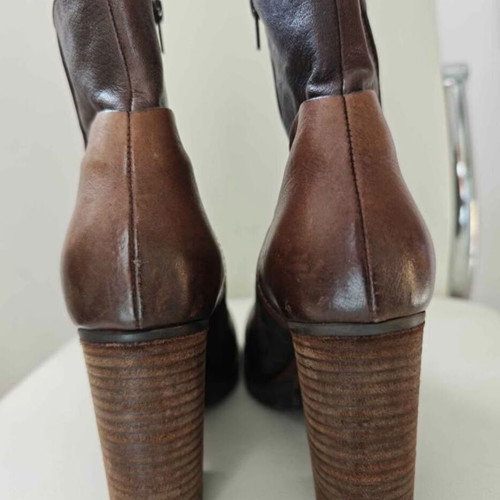 Vic leather boots, brown, size 39.5