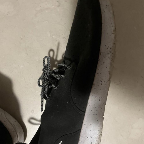 Wesc 42 athletic shoes black and gray like new with narrow fit