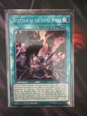 Deception Of The Sinful Spoils Yu-Gi-Oh! card new