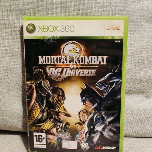 Mortal Kombat vs DC Universe Xbox 360 used in very good condition