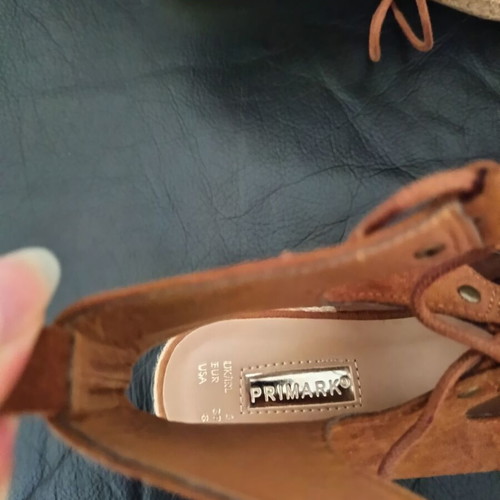 Primark brown sandals size 39 brand new