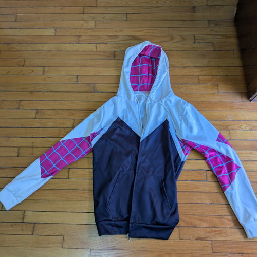 Spider-Gwen Marvel Cosplay Hoodie Large like new