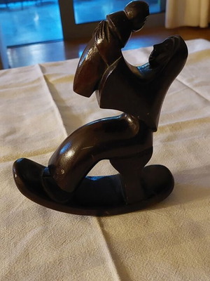 Wood carving vintage handmade used by J.Pinal