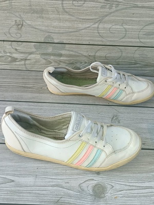 Adidas Neo women's leather sneakers like new, size 38